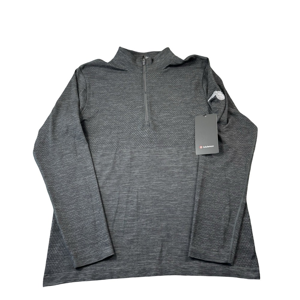 Lululemon Metal Vent Tech Midweight 1/2 Zip Orlando Magic Team Issue Men M Grey
